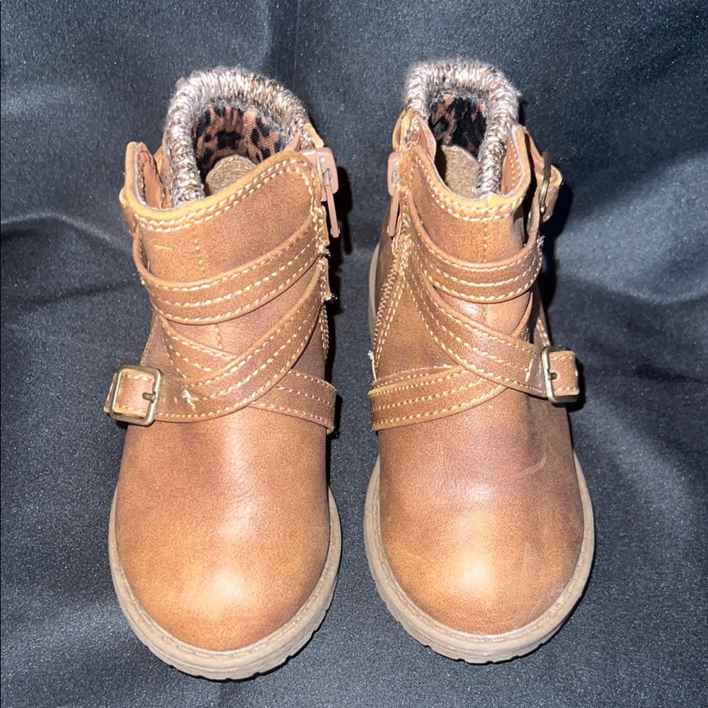 Kids Brown Ankle Boots